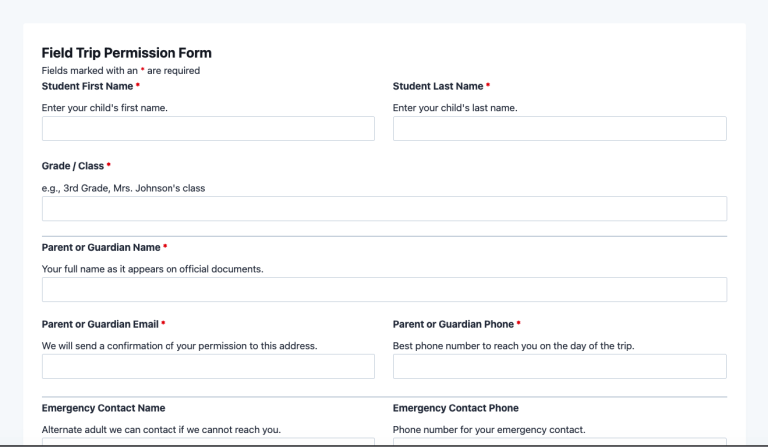 field trip permission form 768x447