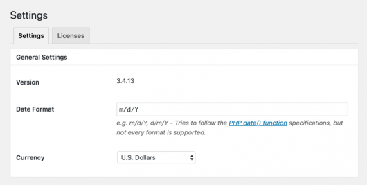 Plugin Settings - Ninja Forms