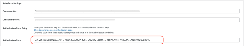Salesforce - Authorization Code