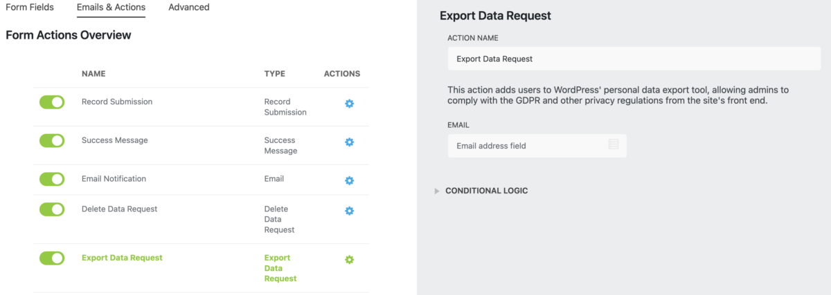Your Guide to Form Actions in WordPress - Ninja Forms