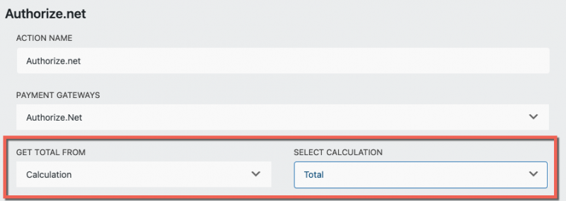 Authorize.net Calculation