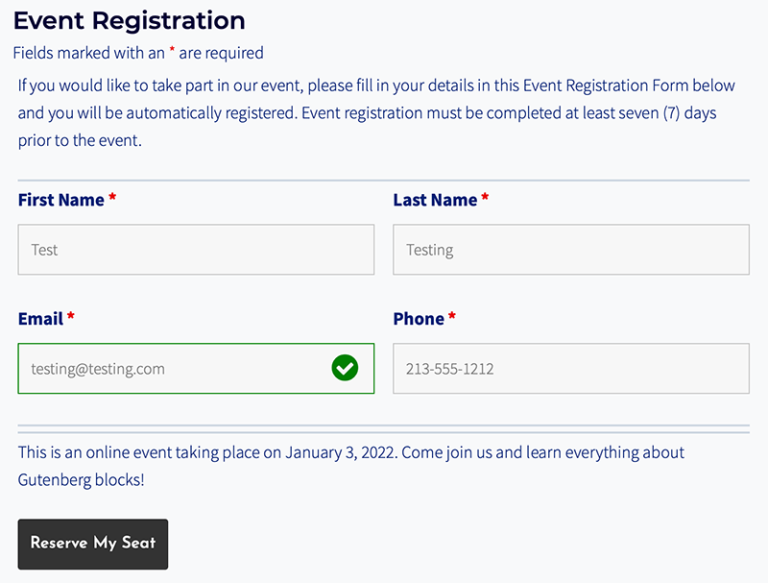 Automating Online Event Registration with Ninja Forms