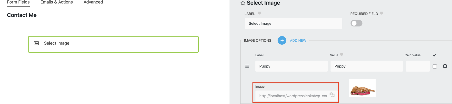 Add Image Choices in WordPress Forms - Ninja Forms