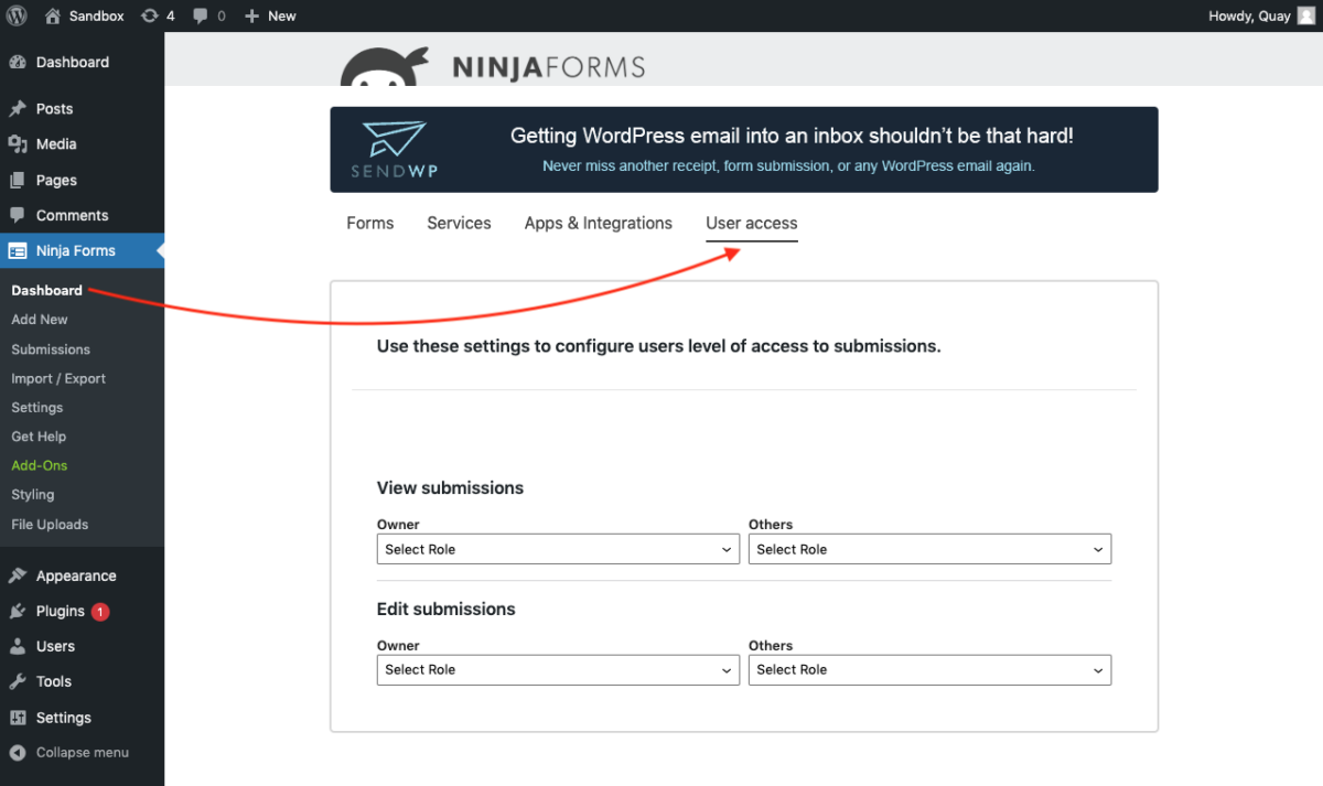 Allow Users to Edit WordPress Form Submissions - Ninja Forms