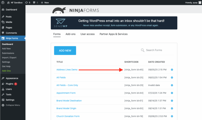 How to Add a WordPress Form Anywhere | Ninja Forms Tutorial