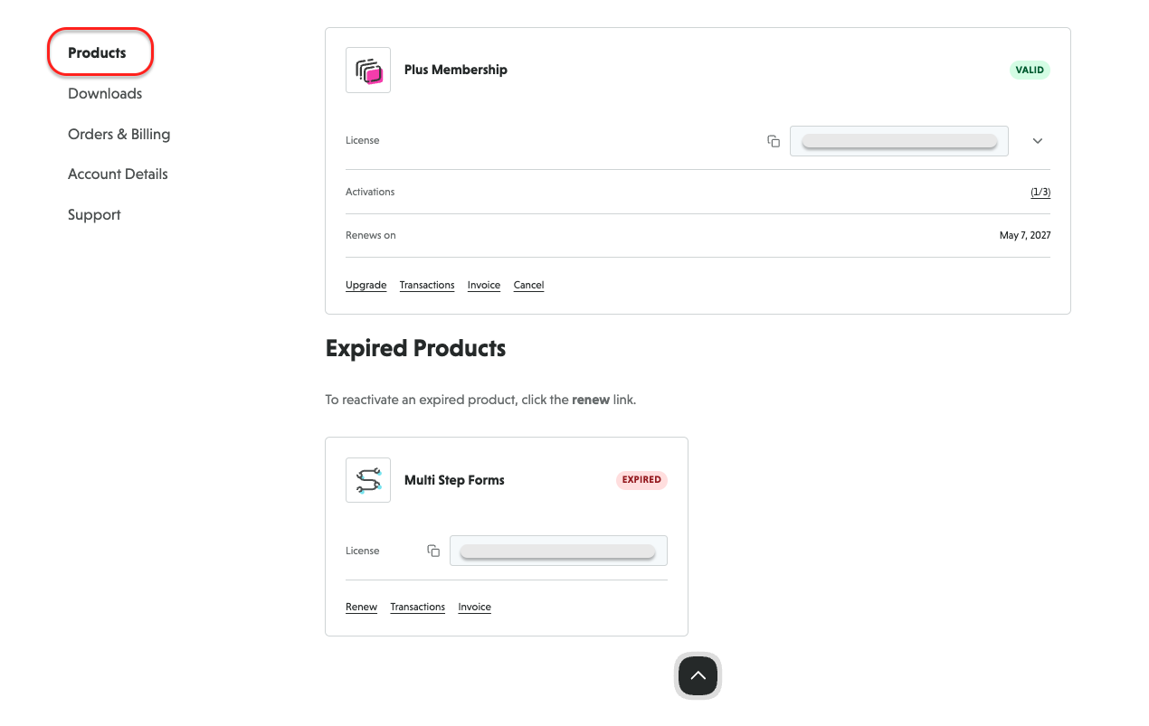 viewing subscriptions and subscription status