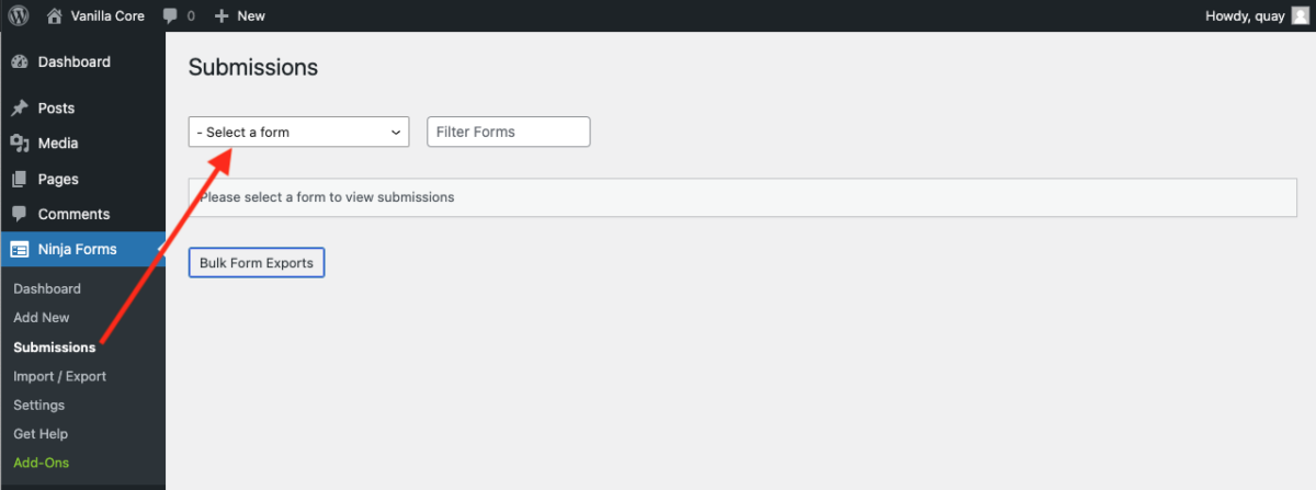 Submission Management - Ninja Forms