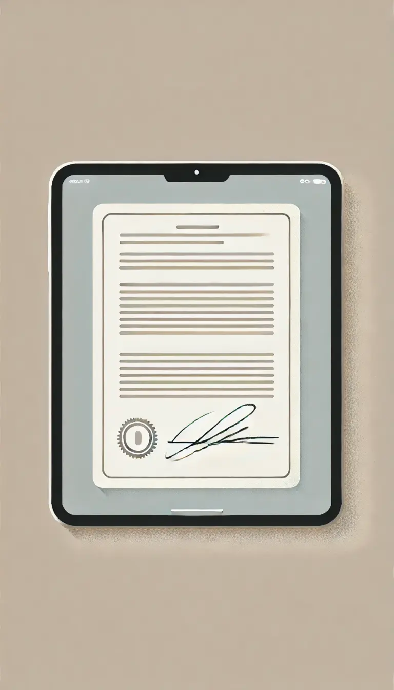 featured image displaying a signed digital document