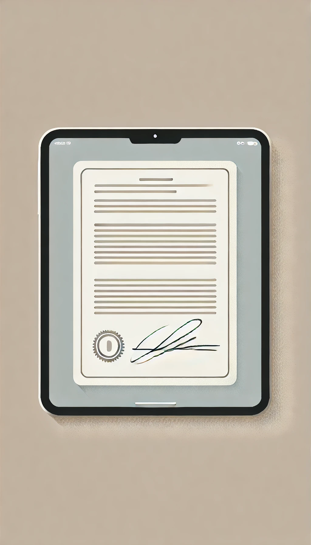 featured image displaying a signed digital document